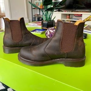 Brown dr. Marten Chelsea boot women size 9